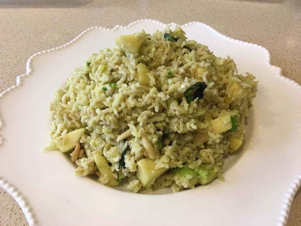 Avocado in tangy brown rice [182]