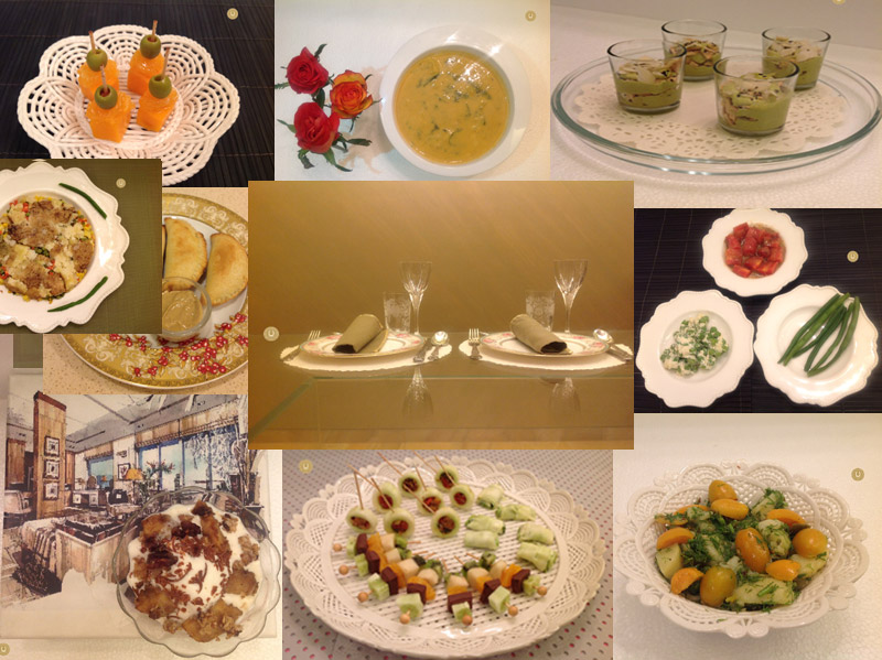 A FIVE COURSE ENGLISH MENU [3RD MENU]