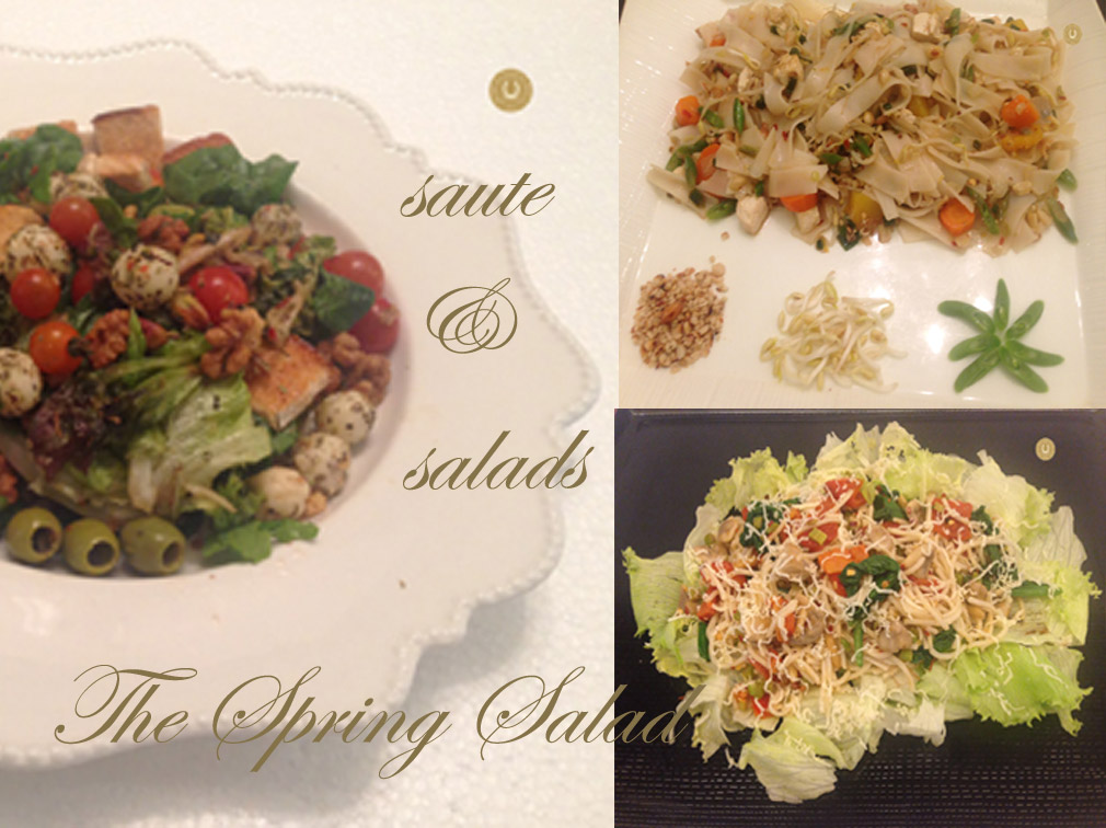 SAUTE AND SALADS