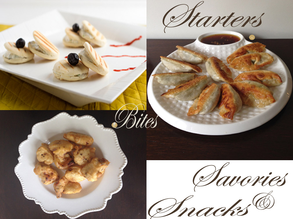 STARTERS SAVORIES AND SNACKS