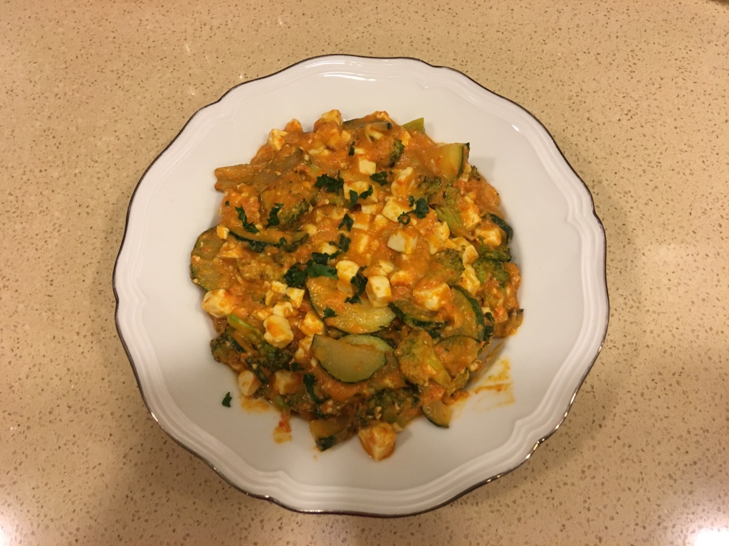 Saucy vegetable and tofu [195]